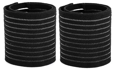 Produktbild von 2 Stück elastische Handgelenkbandagen, atmungsaktive Handgelenkstützen, verstellbare Handgelenkgurte, lindert Handgelenkschmerzen, Arthritis, Sehnenscheidenentzündung, Sporttauglichkeit, für Männer und Frauen, rechts und links