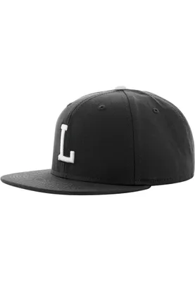 Produktbild von MSTRDS Cap L Letter Snapback Black-blk/L