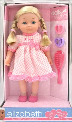 Produktbild von Puppe Elizabeth, 36 cm, realistische Gesichtszüge, perfekt zum Spielen