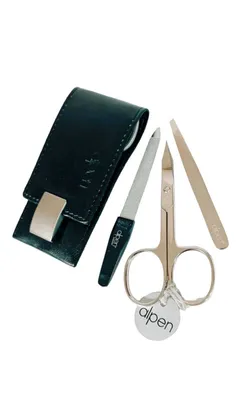 Obrázek produktu pro Manikúrní sada kožená s magnetickým zavíráním černá