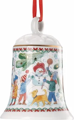 Image de Hutschenreuther Sammelkollektion 25 Weihnachtsspiele Porzellanglocke 12cm 02250-727496-27916/Abverkauf nur solange Vorrat reicht
