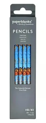 Immagine prodotto di Paperblanks: Set di 4 matite "Colorful Portrait" (Viva Frida)