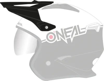 Image de Visière de casque O'NEAL Volt Cleft Visor, noir blanc