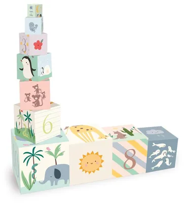 Produktbild von Vilac Stapelspielzeug Nistwürfel - Tiere der Welt