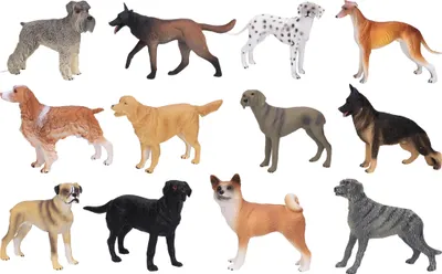 Image de Animaux figurines chiens 12 cm
