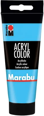 Produktbild von Marabu Acrylfarbe Acryl Color 100 ml hellblau 090