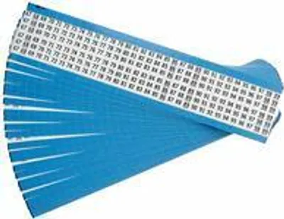Produktbild von Brady WM-67-99-PK, Schwarz, Weiß, Vinyl, 25 Stück(e), RoHS, Mexiko