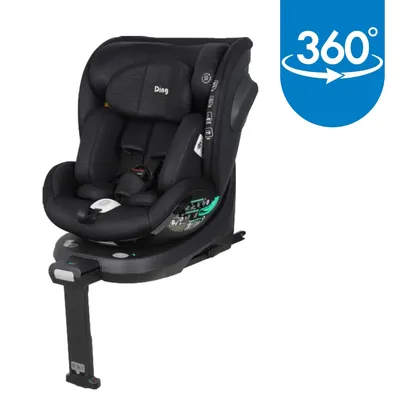 Produktbild von Ding Fynn i-Size Autostoel Schwarz 40-150 cm 360° DI-111924