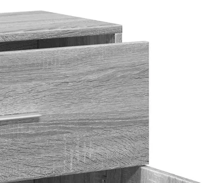 Image de Buffet – Bois imitation chêne Sonoma – Dimensions : 60 x 31 x 70 cm