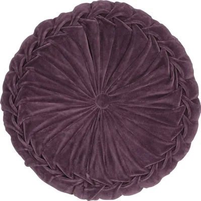 Produktbild von Kissen - Mauve - Ø 40 cm - Samtoptik