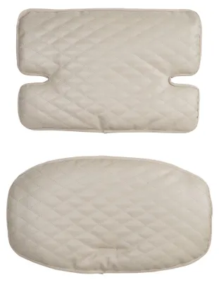 Image de réducteur de siège Sit Up 'Luxe' roba - coussin d'assise en 2 parties pour chaise haute 'Greyish matelassé' - coussin d'assise pour toutes les chaises hautes 'Sit Up' roba