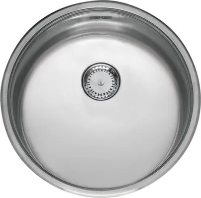 Produktbild von Reginox R18 390 COMFORT Rundbecken-Edelstahlspüle - Ausschnittmaß Platte (Ø): 420 mm / Spüle Edelstahl