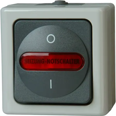 Produktbild von Kopp 562356009 Rocker switch 2P Rot - Weiß Elektroschalter (562356009)
