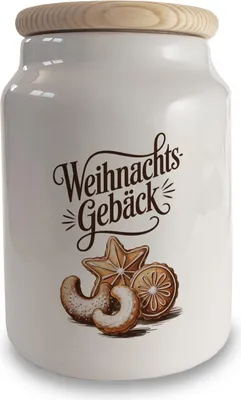 Produktbild von Vintage Weihnachtsgebäck Keksdose im Retro Design