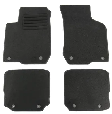 Fußmatten-Set für Audi A3 8L, 09/2000-04/2003 (inkl. Quattro), 4-teilig, Schwarz