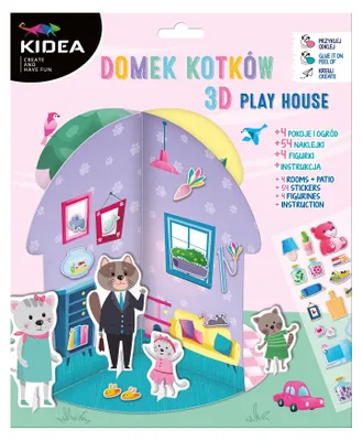 Produktbild von Kidea Kreatives 3D-Haus Für Kätzchen