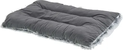 Obrázek produktu pro BELIANI Postel pro zvířata šedá sametová polyester střapce 60 x 45 cm moderní design polštář pro zvířata