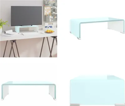 Produktbild von vidaXL TV Aufsatz/Monitorerhöhung Glas Grün 40x25x11 cm - TV-Aufsatz - TV-Aufsätze - TV-Erhöhung - Erhöhung Fernseher