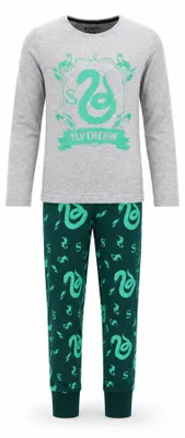 Produktbild von Harry Potter Gryffindor Slytherin Mädchen Pyjama - Grün, 158/164