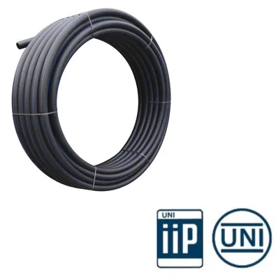 Image de Tuyau en polyéthylène pour systèmes d'irrigation, rouleau de 100 m - PN10 - Ø 20 mm