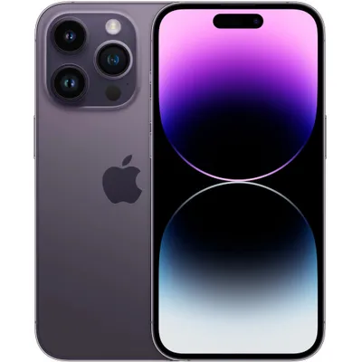 Produktbild von Apple iPhone 14 Pro, 15,5 cm (6.1"), 2556 x 1179 Pixel, 128 GB, 48 MP, iOS 16, Violett