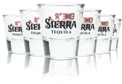 Produktbild von 6x Sierra Tequila Glas 2cl Shotgläser Kurze Schnapsgläser Gastro Geeichte Gläser