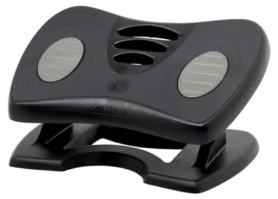Produktbild von Ergonomische Fußstütze für das Büro, höhenverstellbar, rutschfest, Grau