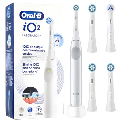 Produktbild von Oral-B iO Series 2 Elektrische Zahnbürste Simple White – 5 Köpfe