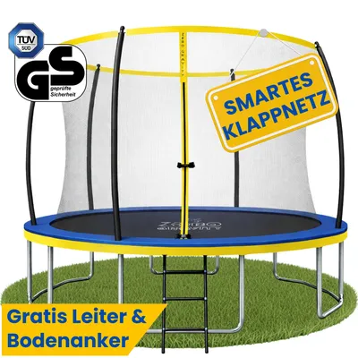 Obrázok produktu pre Trampolína Zero Gravity Ø 305 cm vrátane rebríka a kotvy do zeme - do 120 kg
