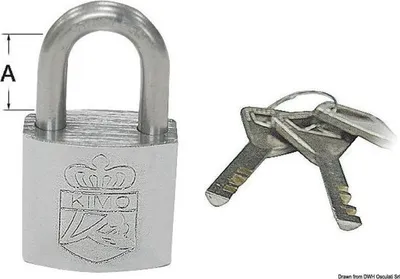 Obrázek produktu pro Visací zámek, sada 4 kusů
