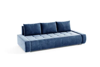 Produktbild von Sofa 3-Sitzer mit Schlaffunktion VOGAR Stoff Monolith Blau