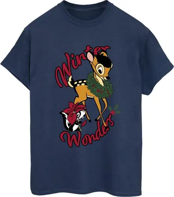 Obrázek produktu pro Bambi - Dámské tričko „Winter Wonders“ BI53342 (XL) (námořnická modrá)