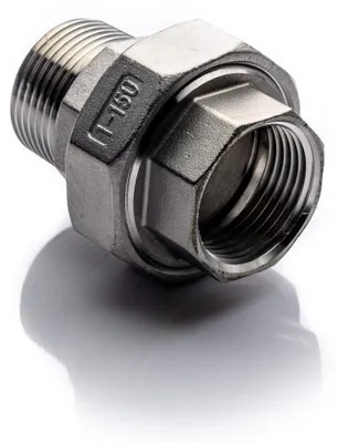 Produktbild von POLBERIS Rohrverschraubung nyplowy 1 1/2'' aus Edelstahl BSP
