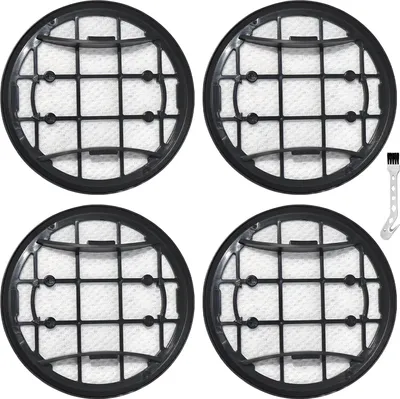 Produktbild von DianSung HEPA-Ersatzfilter fš¹r Philips VC 7000 8000 Serie XC7053 XC7055 XC7057 XC8055 XC8057 Roboter staubsauger-Zubeh?r, waschbar und wiederverwendbar, 4 Stš¹ck