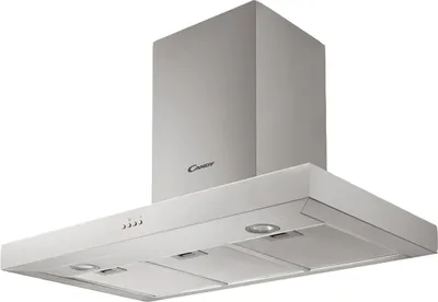 Image de Hotte décorative murale 90cm 65db 571m3/h inox - Candy - CMB955X -