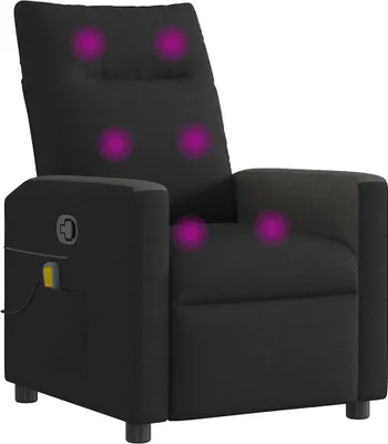 Obrázok produktu pre masážne kreslo vidaXL Black Fabric