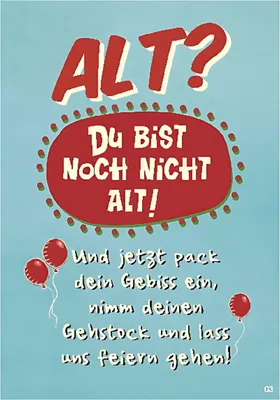 Produktbild von Depesche Spiel ALT? Du bist noch nicht alt! lustiges Gesellschaftsspiel