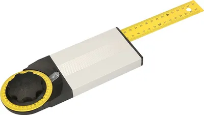 Produktbild von KOTARBAU® Winkelmesser 350mm Einsteilbar mit Skala 0°–90° für präzise Messungen