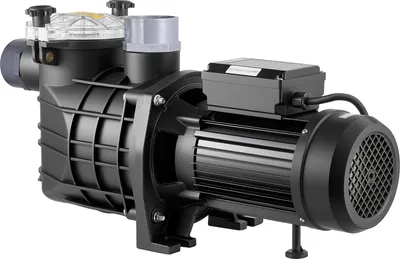 Produktbild von SucceBuy Schwimmbadpumpe 3 kW, Poolpumpe mit 35.000 L/H max. Durchfluss, Einstufige Pumpe 2860 U/min, 19 m max. Förderhöhe, ausgestattet mit 24-Stunden-Timer & Filterkorb, geeignet für Aufstellpools, Einbaupools und Spas
