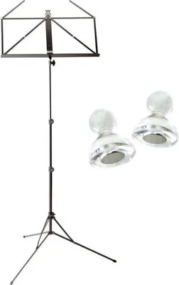 Produktbild von K&M 101 Notenständer Schwarz mit 2 Magnete