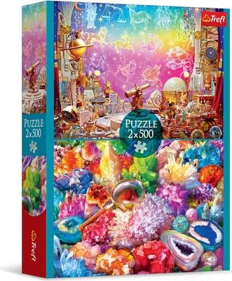 Image de Trefl TREFL Puzzle set Cosmos and crystals, 2x500 pcs