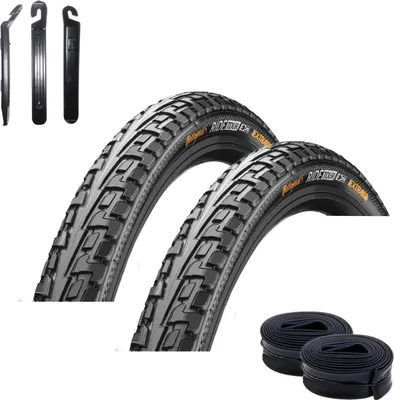 Zdjęcie produktu dla 2 x opony rowerowe Continental Ride Tour E-25 Reflex 42-622 (28 x 1,60) 2 x dętki SV wraz z łyżkami do opon