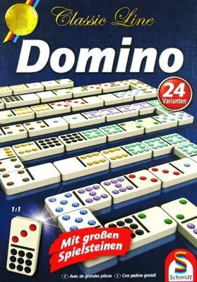 Zdjęcie produktu dla Schmidt Spiele Domino, Gra planszowa, Płytka, 6 lat(a), Gra rodzinna
