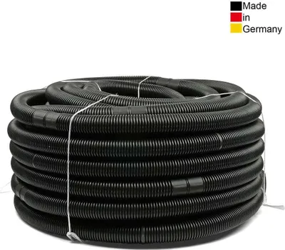 Produktbild von 6,0m Schwimmbad Schlauch, schwarz Ø 32mm