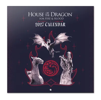 Productafbeelding van Grupo Erik, House of the Dragon, Seizoen 3, Kalender 2027, Wandkalender, Merchandise