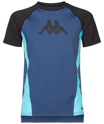 Produktbild von Kappa Herren Kombat BAER Active Jerseys, Blue Dk Denim-Blac, XL