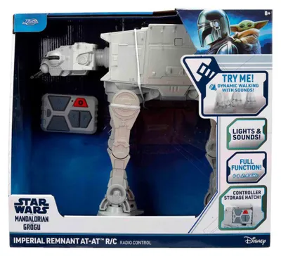 Image de Star Wars : The Mandalorian & Grogu - Modèle réduit à l'échelle 1/12 de l'AT-AT des Vestiges de l'Empire - 33 cm