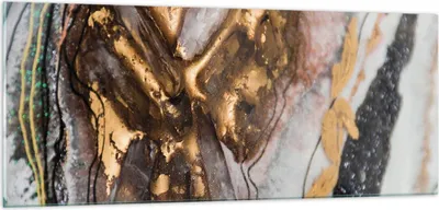 Produktbild von Bilder auf glas - Einteilig - Abstraktion Marmor Textur - 100x40cm - Glasbilder - Wandbilder - Bilder - Wanddekoration aus Glas - Glas Bilder - Wandbild auf Glas - GAB100x40-4549