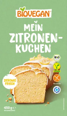 Produktbild von Biovegan Mein Zitronenkuchen Backmischung  500g