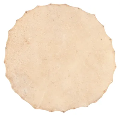 Zdjęcie produktu dla Membrana z koziej skóry do bębnów szamańskich bongo, djembe, części zamienne, akcesoria, średnica 36 cm